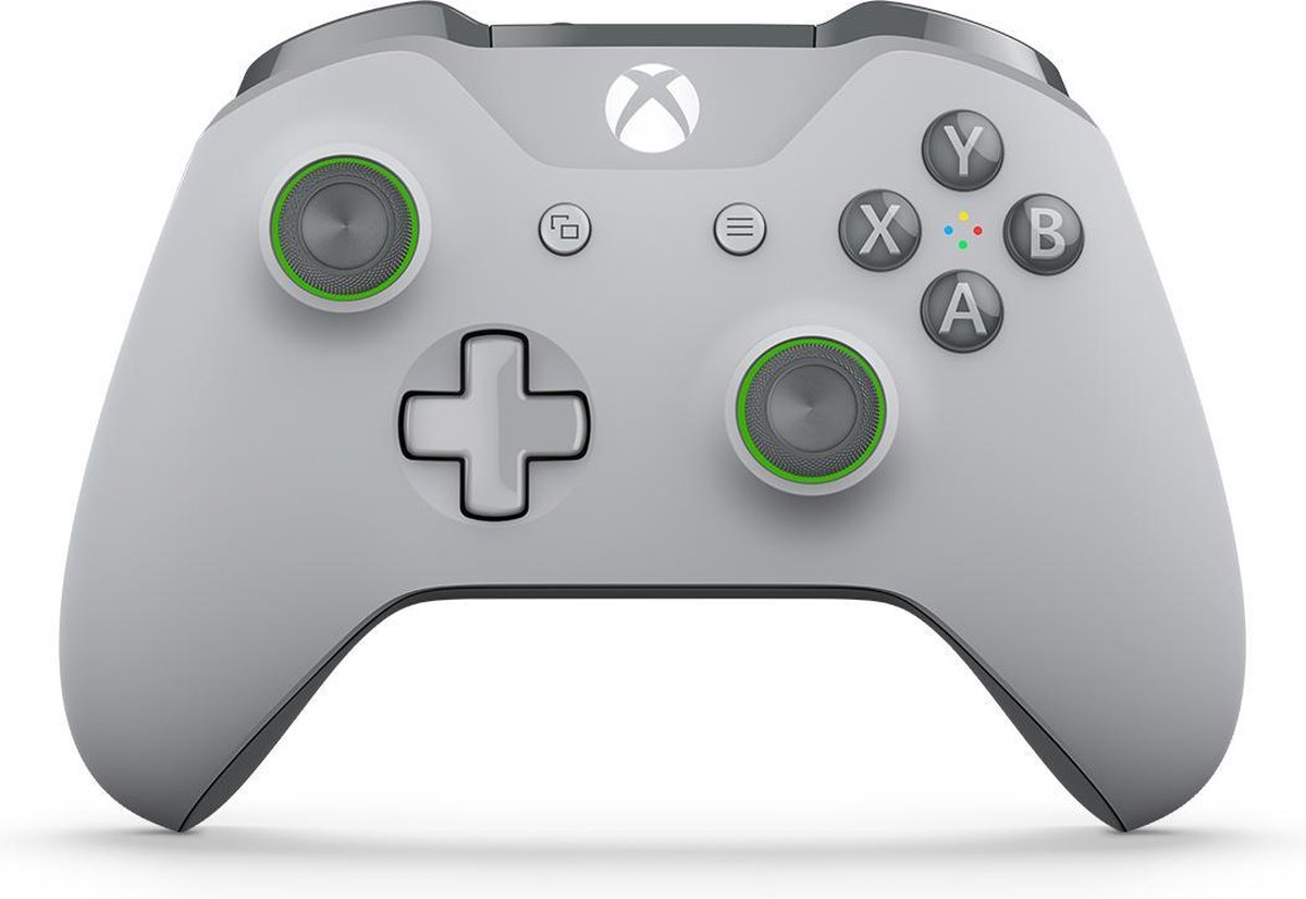 Xbox One Draadloze Controller - Grijs & Groen - Microsoft