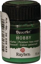 Hobby acrylverf groen 15 ml