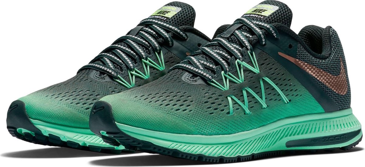 Nike Zoom Winflo 3 Shield - Hardloopschoenen - Dames - Maat 38 - Groen | bol