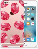 Backcase Geschikt voor iPhone 6S Design Pink Macarons
