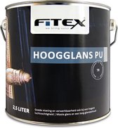 Fitex-Hoogglans Pu-Ral 9005 Gitzwart