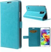 Kds Ultra Thin Wallet cover Samsung Galaxy S4 i9500 i9505 blauw