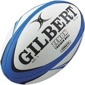 Gilbert rugbybal Zenon Blauw/Zwart maat 4
