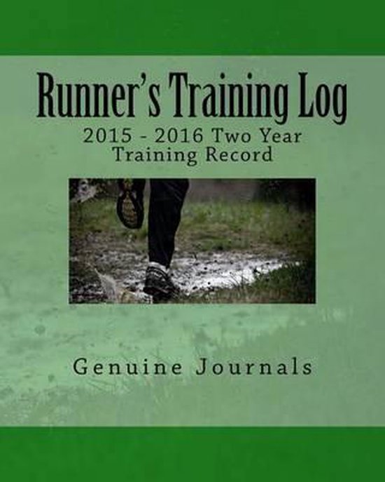 Runner's Training Log, Genuine Journals 9781501035364 Boeken
