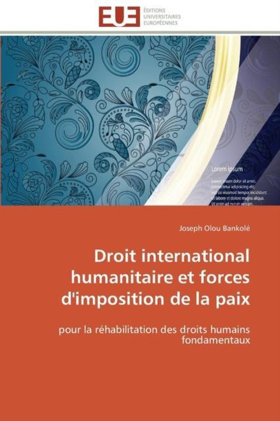 Droit international humanitaire et forces d'imposition de la ... - cover