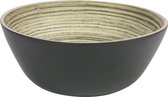 Schaal ø26x12cm Bamboe Zwart