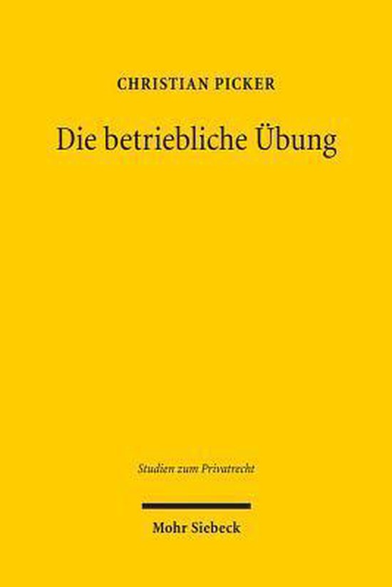 Die Betriebliche Übung - cover