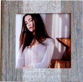 FotoHolland - Mini album photo 10x10 cm - 10 pages en bois noir, avec fenêtre - MBE101010TI