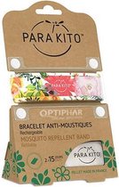 Parakito Anti-Muggen Armband Garden Flowers + 2 navullingen