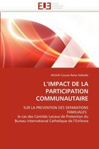 L'IMPACT DE LA PARTICIPATION COMMUNAUTAIRE