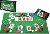 Afbeelding van het spelletje ProPoker Texas Hold'em Poker Set speelmat, kaarten chips