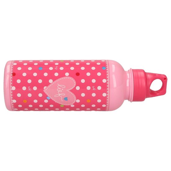 Lief! Lifestyle Roze Drinkfles voor Meisjes met Draaibare Sluiterdop –  23x5x22 cm |... | bol.com