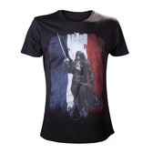Assassins Creed Unity Tricolore Black T-Shirt - S