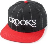 Crooks & Castles Serif snapback - Black-red