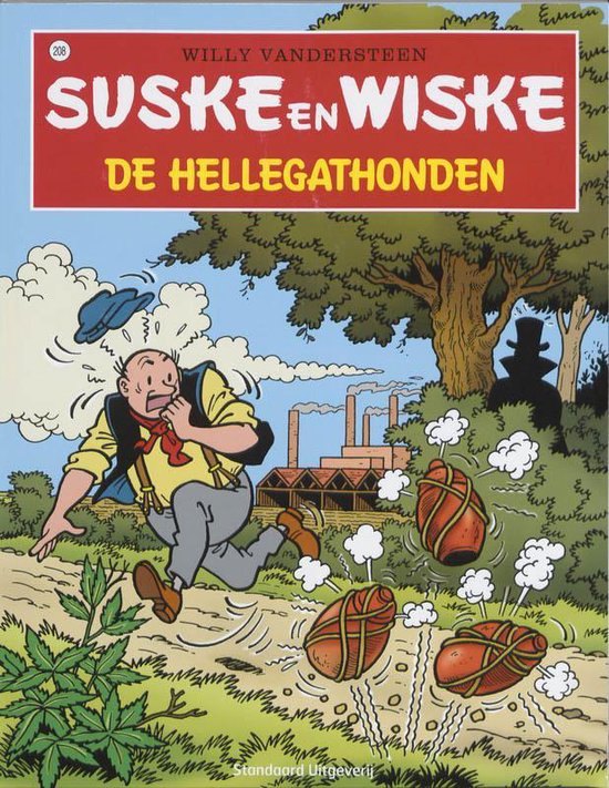 Cover van het boek 'Suske en Wiske / 208 De hellegathonden' van w. Vandersteen