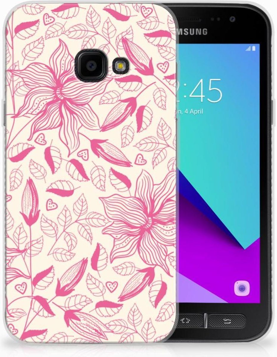 Samsung Galaxy Xcover 4 | Xcover 4s TPU Case Pink Flowers