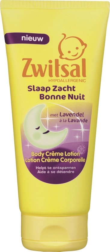 Zwitsal Slaap Zacht Body Crème Lotion Lavendel - 200 ml - Baby