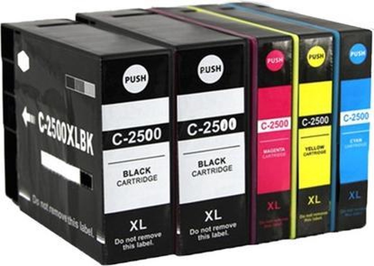 Canon PGI-2500XL 5 cartridges huismerk