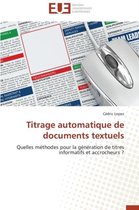 Titrage Automatique de Documents Textuels