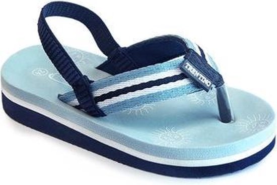 slippers samo licht blauw Maat: 25