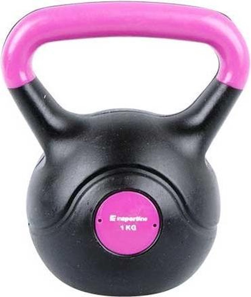 Kettlebell InSPORTline Vin-Bell 18 Kg - Forme Cloche, Poignée Triangulaire, Revêtement Vinyle, Patins Caoutchouc - 6