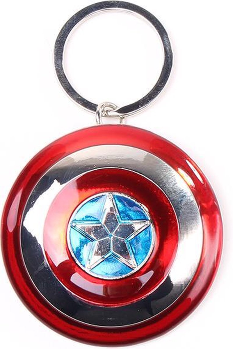 Consulaat Ontmoedigen armoede Captain America - Shield 3D - Sleuterhanger | bol.com