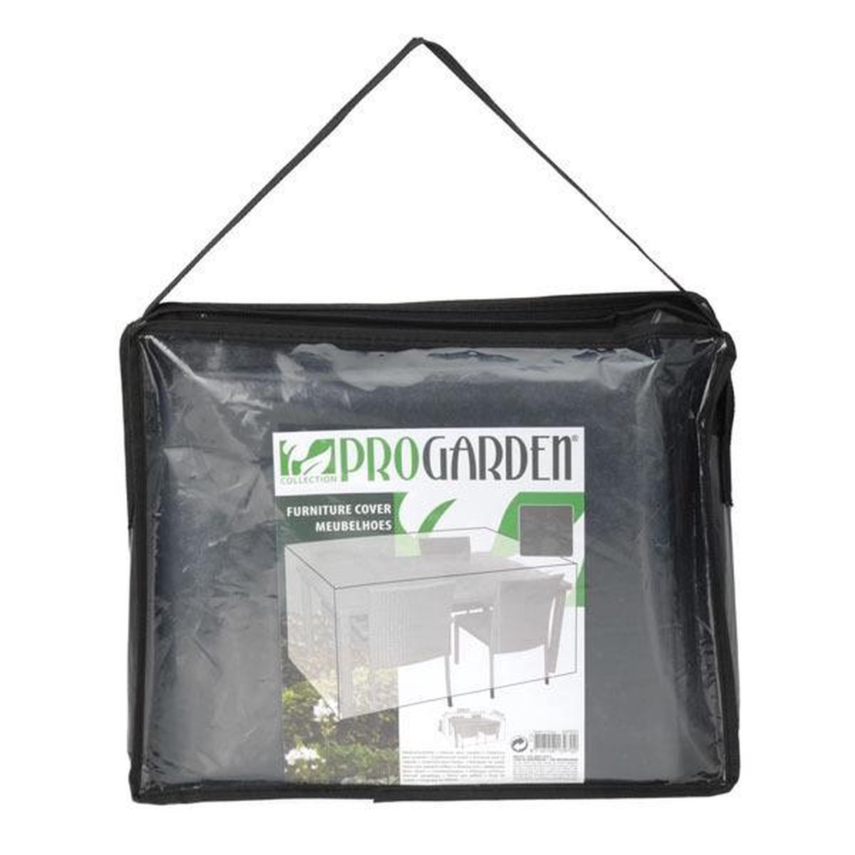Premium Zeildoek Ovaal 180x120x75 cm Tuinmeubelen Tuintafel Hoes Afdekking Kap Beschermhoes Afdekkap 6.000 mm Waterbestendigheid 900 D 500 g/m², Antraciet