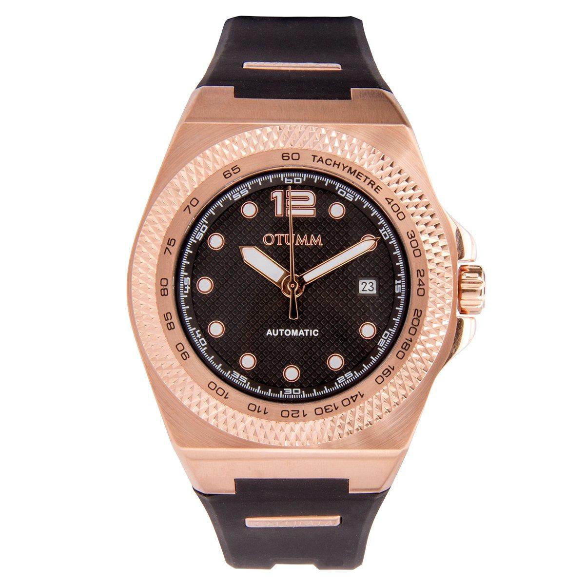 Automatic Model A Rose Gold 45mm Black Silicon