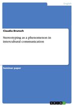 Stereotyping as a phenomenon in intercultural communication