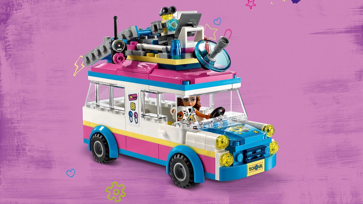 LEGO®-Friends Le véhicule de mission d'Olivia Jouet pour Fille et Garçon à  Partir de 6 Ans et Plus, 223 Pièces 41333 41333 - Cdiscount Jeux - Jouets