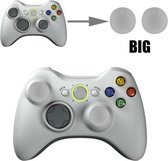 Thumb grips - Controller Thumbgrips - Joystick Cap - Thumbsticks - Thumb Grip Cap voor Playstation PS4 en Xbox - 2 stuks Groot 8 dots extra grip Doorzichtig