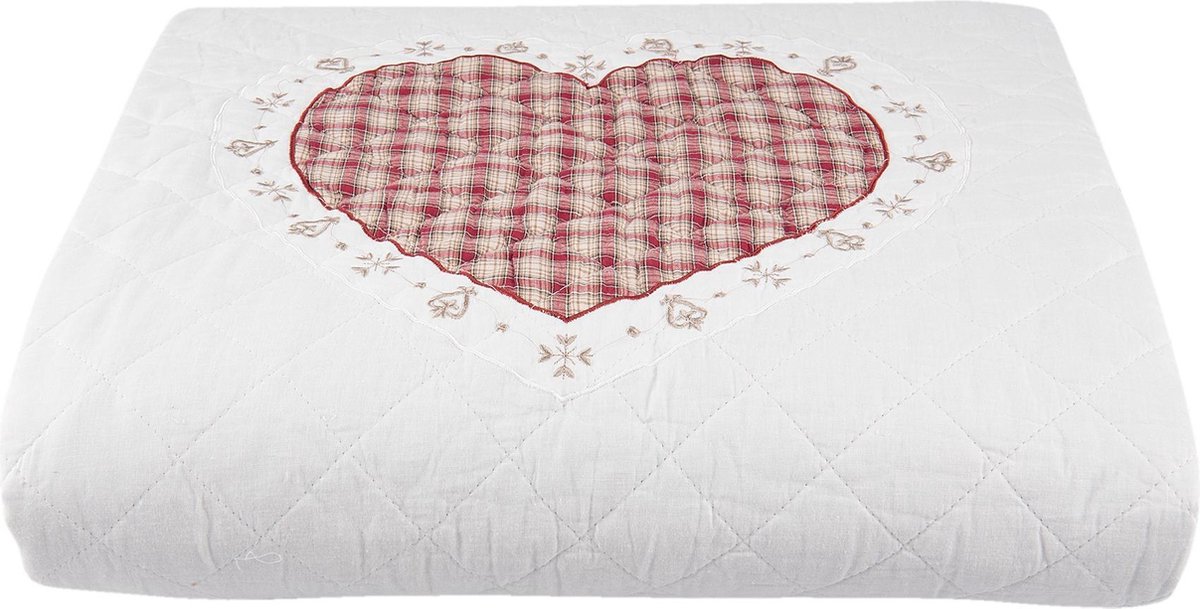 Clayre & Eef Bedsprei hart 180x260