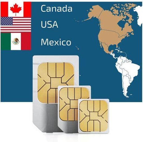 prepaid kaart canada bol.| Amerika / Canada / Mexico   Unlimited Prepaid Simkaart 