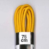 75cm - zonnig geel - dunne ronde wax veter - 2.5mm