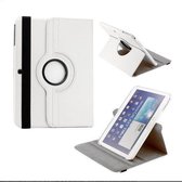 Samsung Galaxy tab 4 T530 T535 Leather 360 Degree Rotating Case Wit White