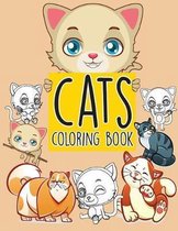 Cats Pattern Doodles; Easy Coloring Book for Kids Toddler, Imagination Learning in School and Home