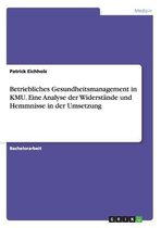 Betriebliches Gesundheitsmanagement in Kmu. Eine Analyse Der Widerst nde Und Hemmnisse in Der Umsetzung