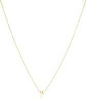 Initial necklace goudkleurig (Letter: P)