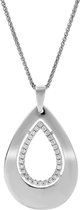 Orphelia ZH-7301 - Hanger Druppel + ketting - Zilver 925 - Zirkonia - 2.2 cm