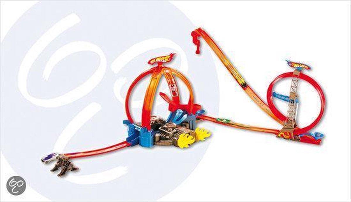 Hot Wheels Electronic Trick Tracks Power Loop Stunt Set Factory