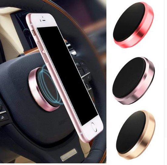 Universele Auto GPS Stick Magneet Mout Beugel Auto Magnetische Houder Stand Dashboard Aluminium Telefoon Auto Magneet Houder Z10 Universal Car GPS Stick Magnet Mout Bracket Car Magnetic Holder Stand Dashboard Aluminum Alloy Phone Car Magnet Holder Z1