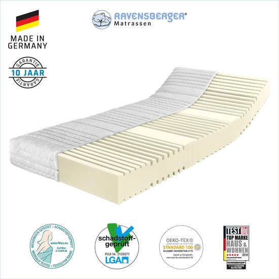 Guggenheim Museum Voorzien papier Ravensberger® Orthopedische matras - 140x200 - HR40 koudschuim - H4  (100-140 kg) -... | bol.com