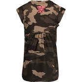 Vingino Meisjes T-shirt - Army all-over - Maat 4