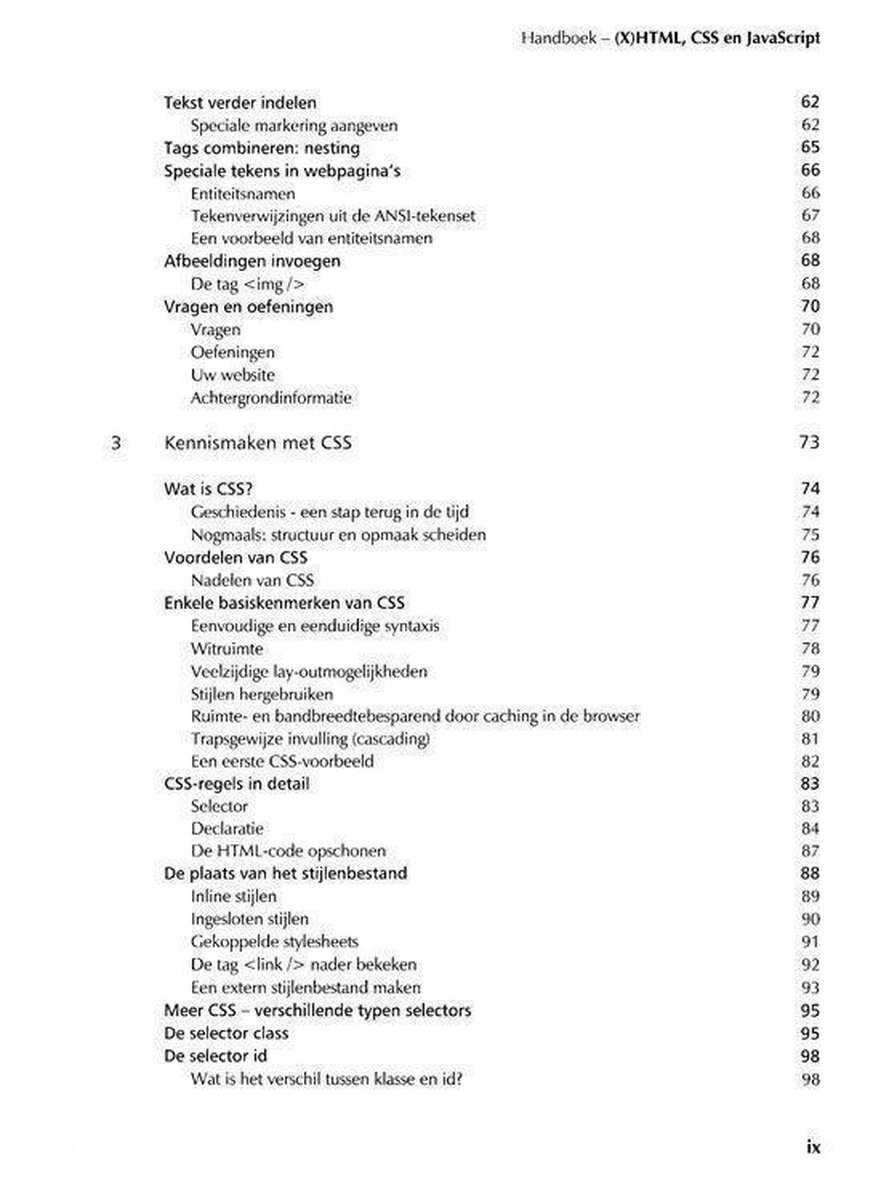 Handboek (X)HTML, CSS en JavaScript — cadeau in Boeken - foto 5