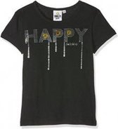 SMILEY t-shirt zwart - maat 134