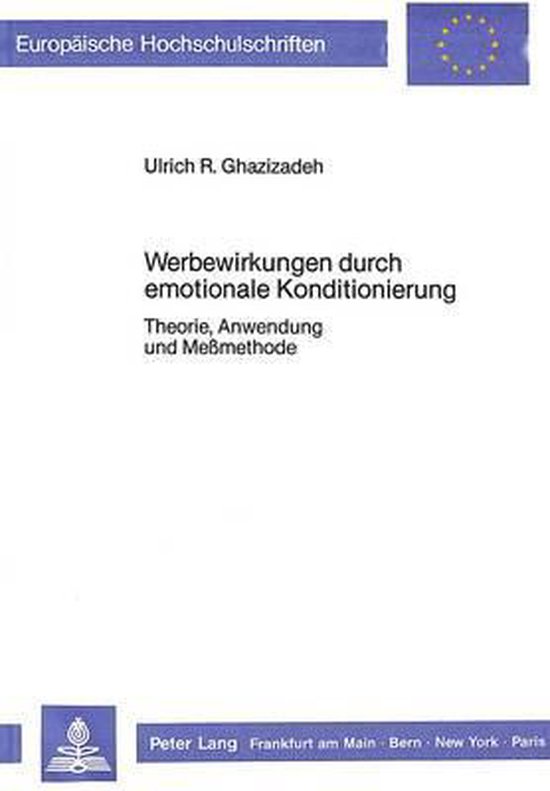 Europaeische Hochschulschriften / European University Studie ... - cover