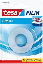 tesafilm® Crystal plakband, transparant, sterke kleefkracht, 33m:19mm