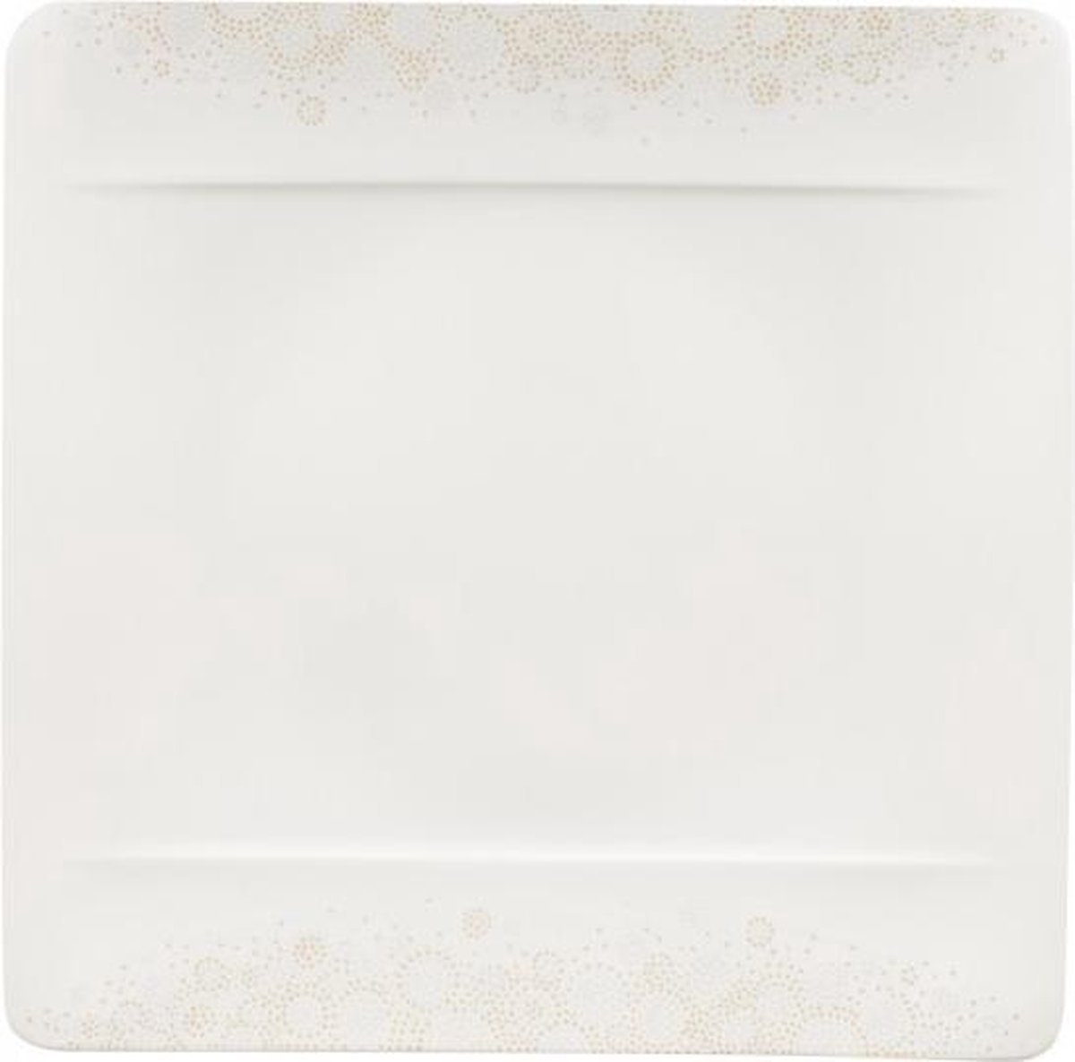 Villeroy en Boch Modern Grace Grey Dinerbord - 27 x 27 cm - Wit