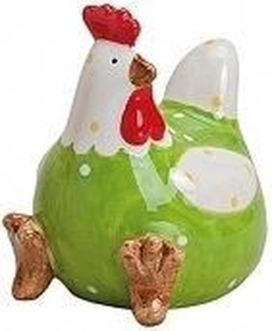 Groene kippen deco beeld 8 cm - Kip | bol.com