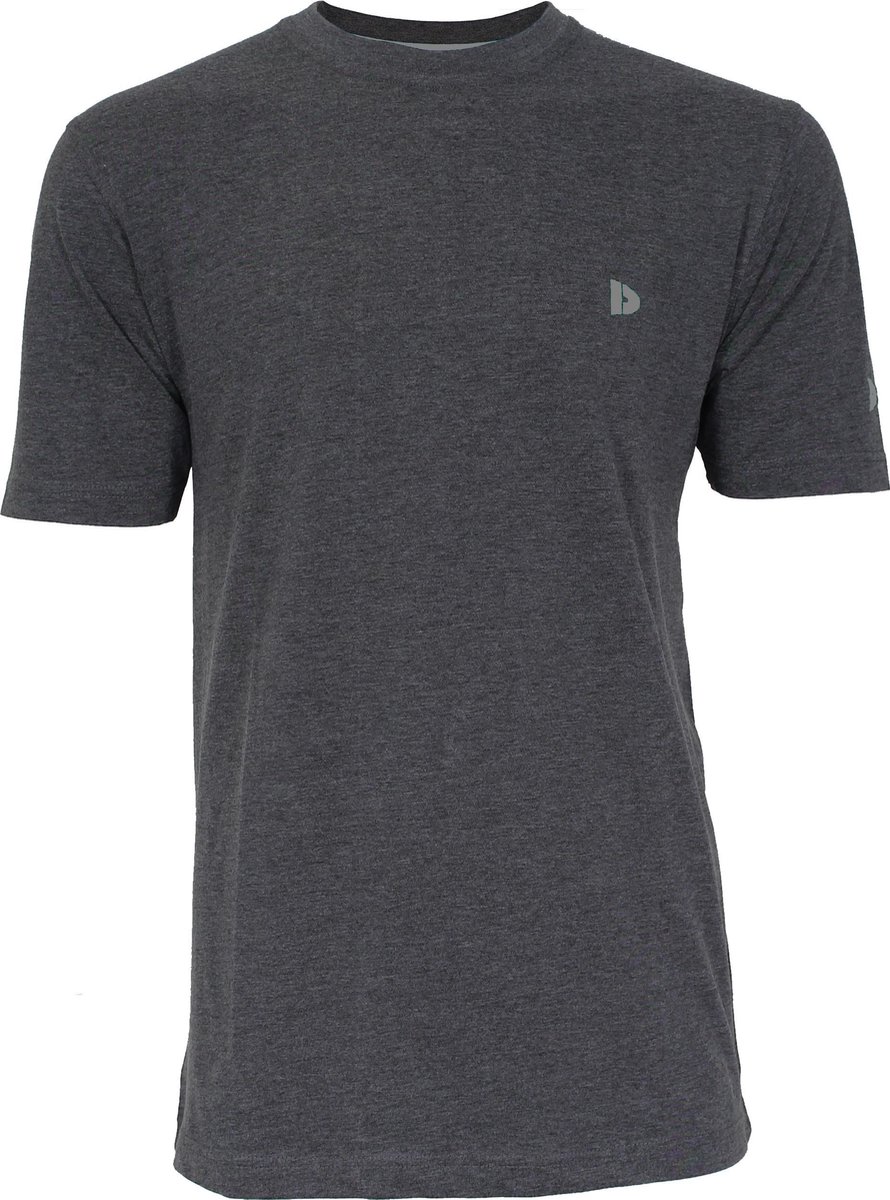 Donnay T-shirt - Sportshirt - Heren - Charcoal marl (037) - maat S